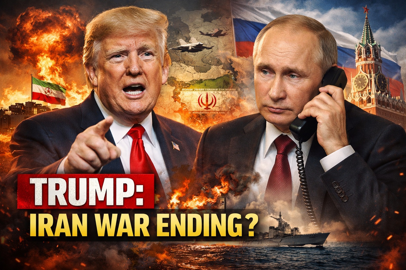 Trump Hints Iran War Could End Soon After Phone Call With Putin
