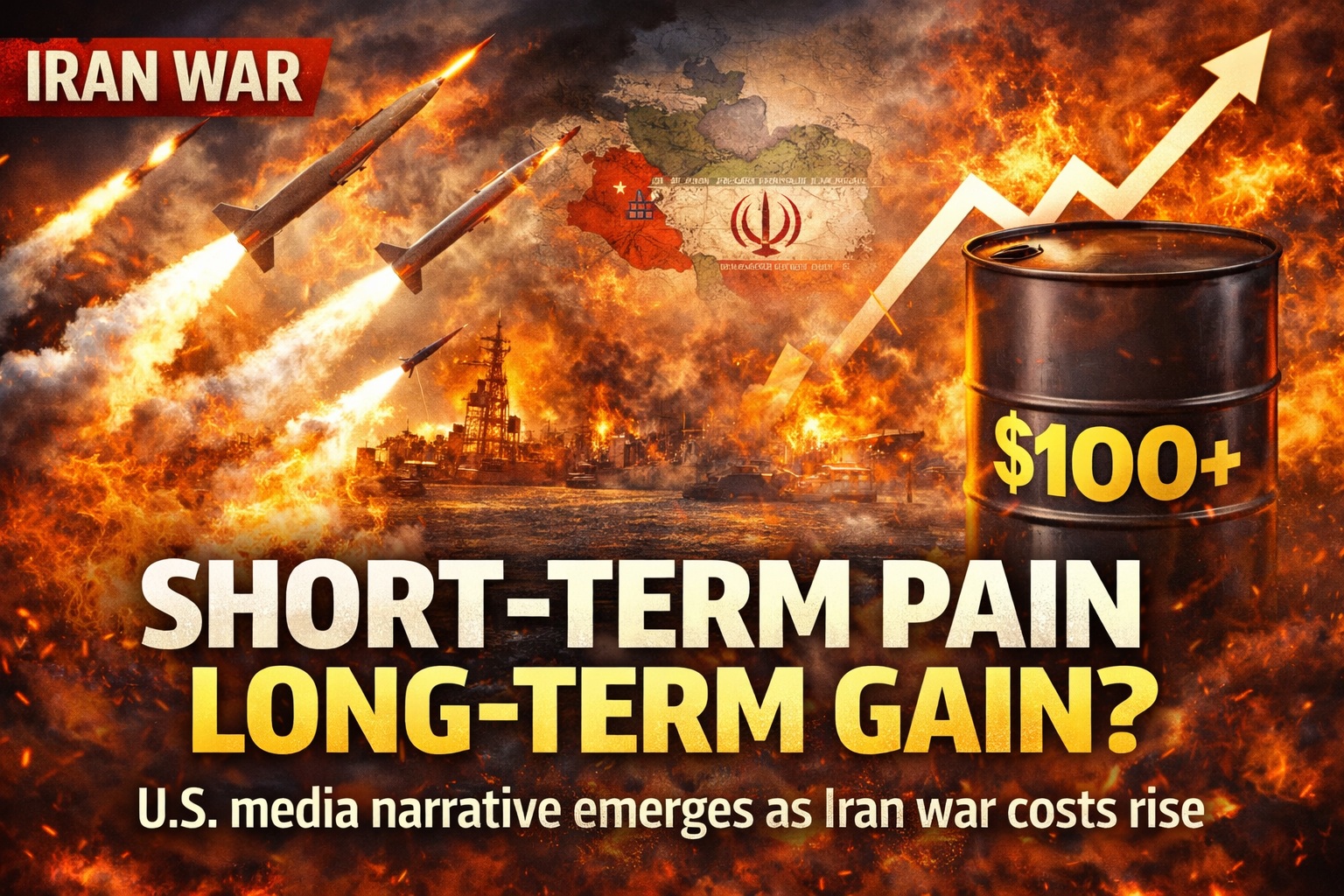 “Short-Term Pain, Long-Term Gain”: Phrase Emerges in U.S. Media as Iran War Costs Mount