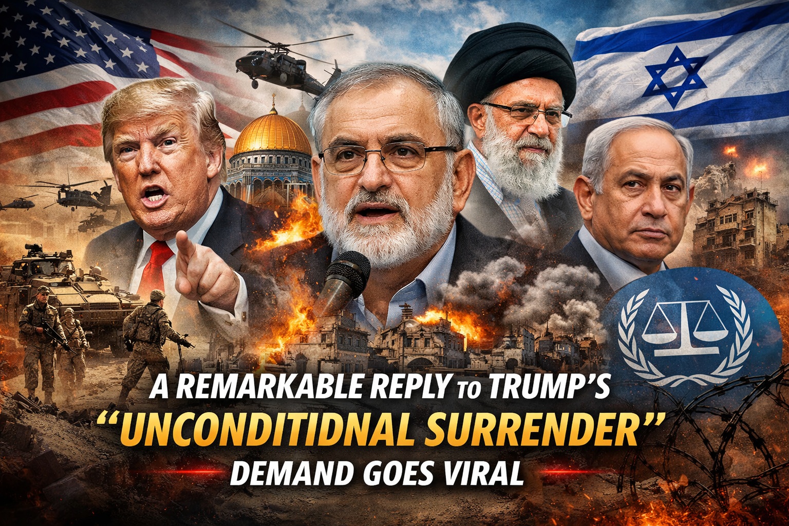 A Remarkable Reply to Trump’s ‘Unconditional Surrender’ Demand Goes Viral Online